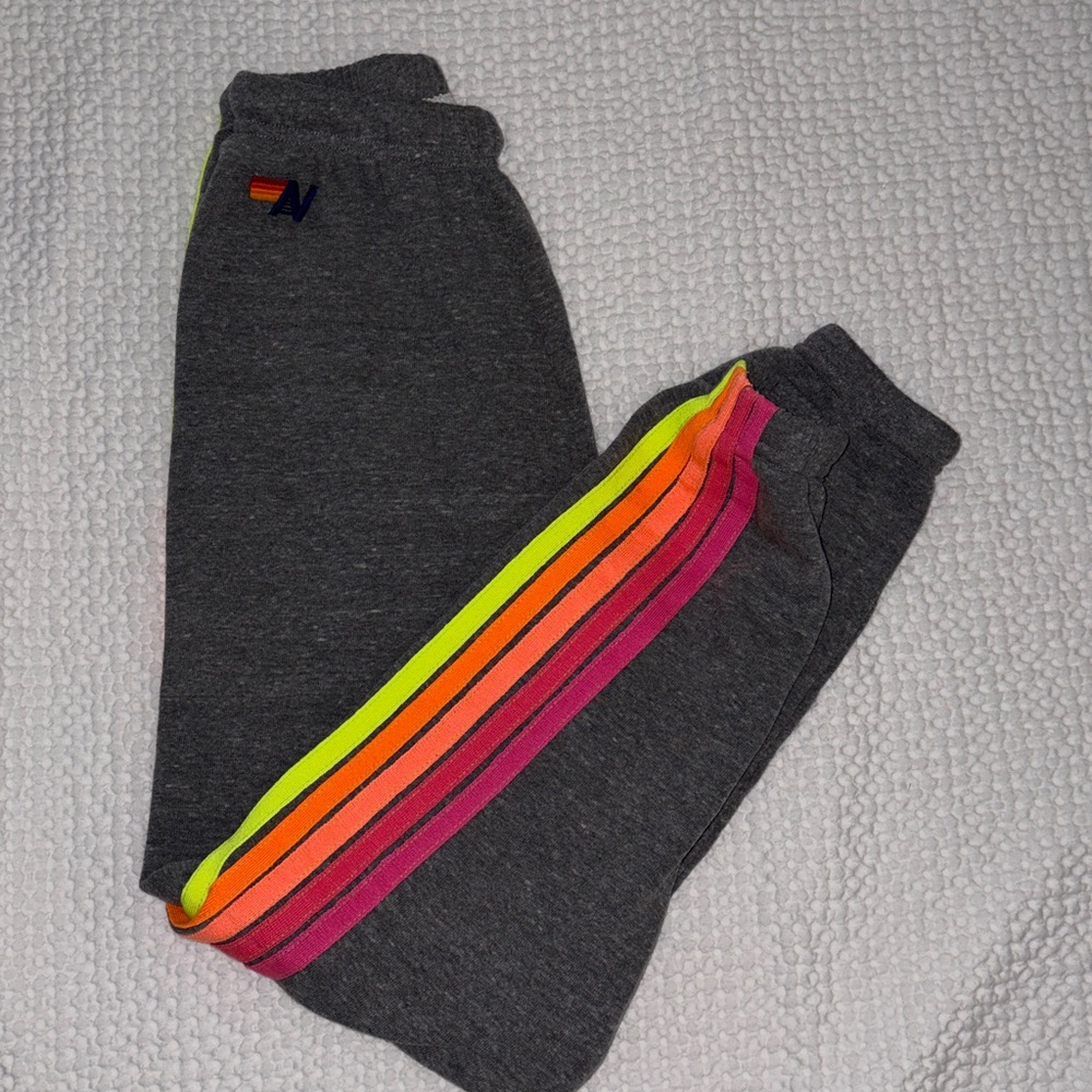 Gray Aviator Nation sweatpants
